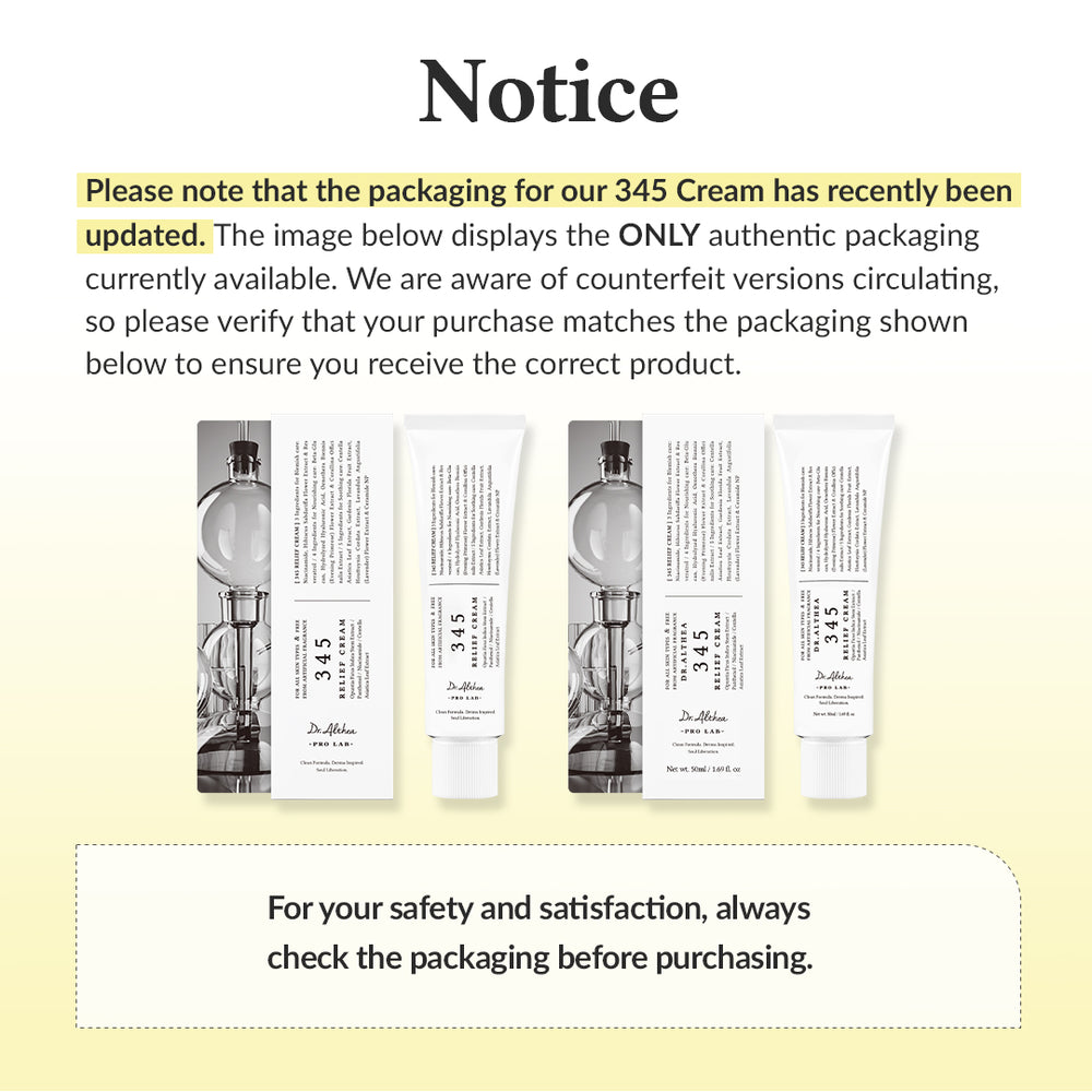 Dr. Althea - 345 Relief Cream [Renewed - 50ml]