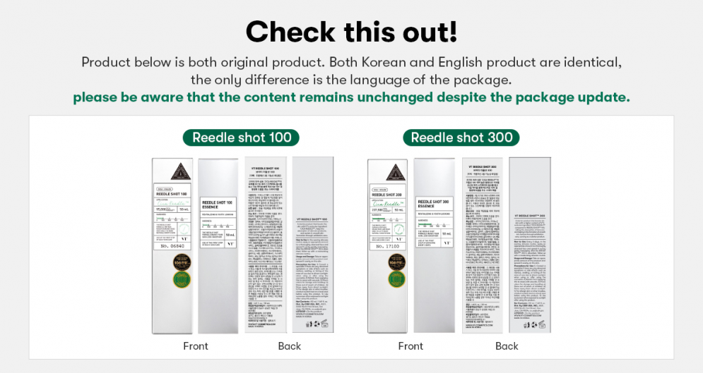 VT - Reedle Shot 100 Stick Pouch 2mlx10